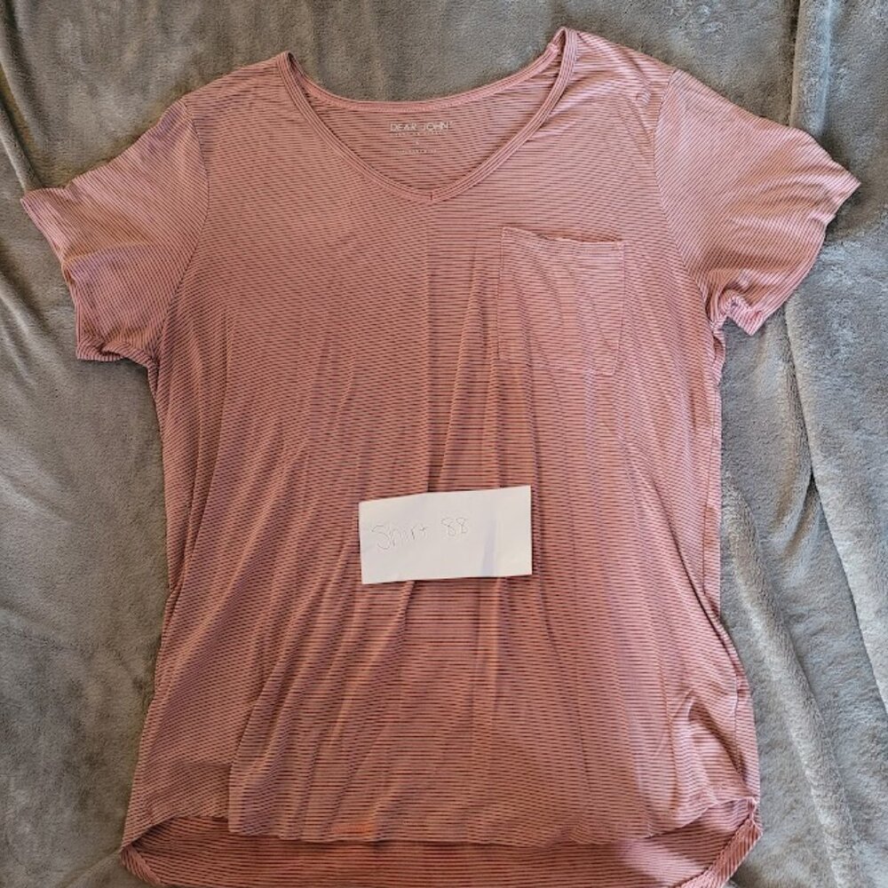 (SHIRT 88) - Women's Striped T-Shirt